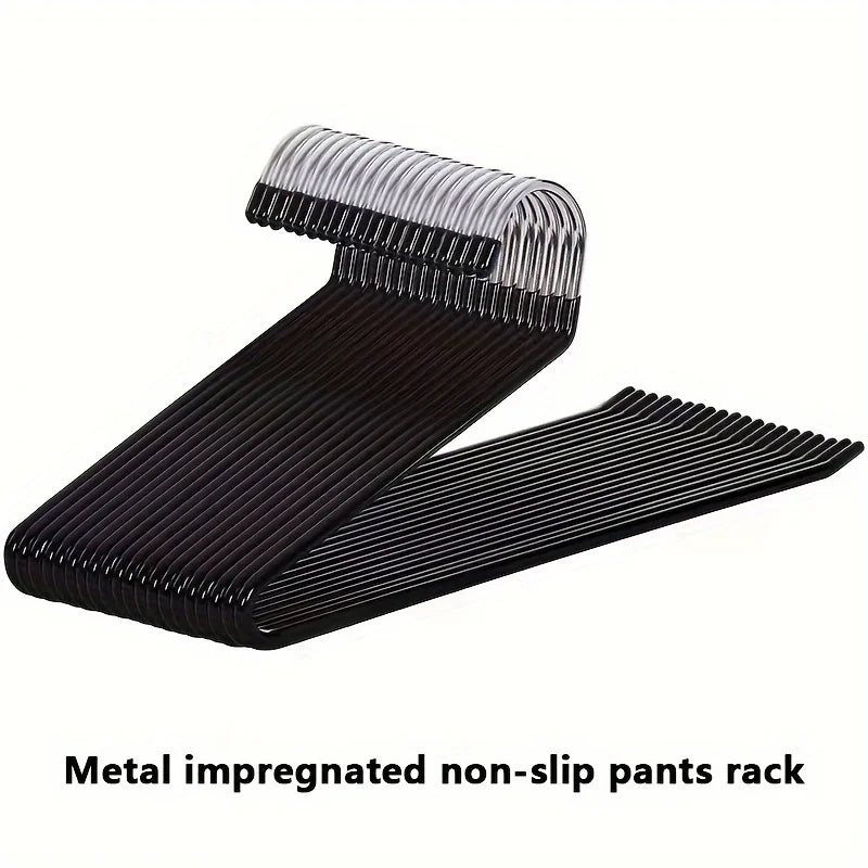 Cintre Pour Pantalons En Forme De Z D'Oie Peu Encombrant, 10 Pièces, Matériau Métallique Durable, Rangement Multifonctionnel Pour Pantalons, Fournitures Ménagères